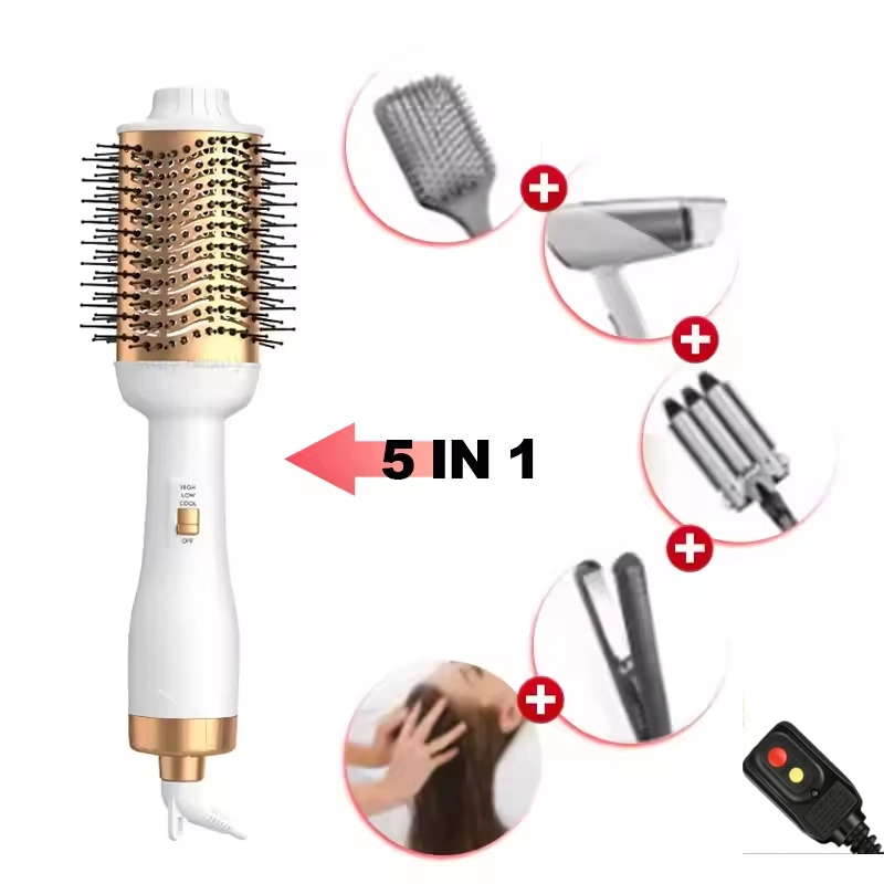 Hair Care Curly Hair - 3-in-1 Hot Air Brush with Negative