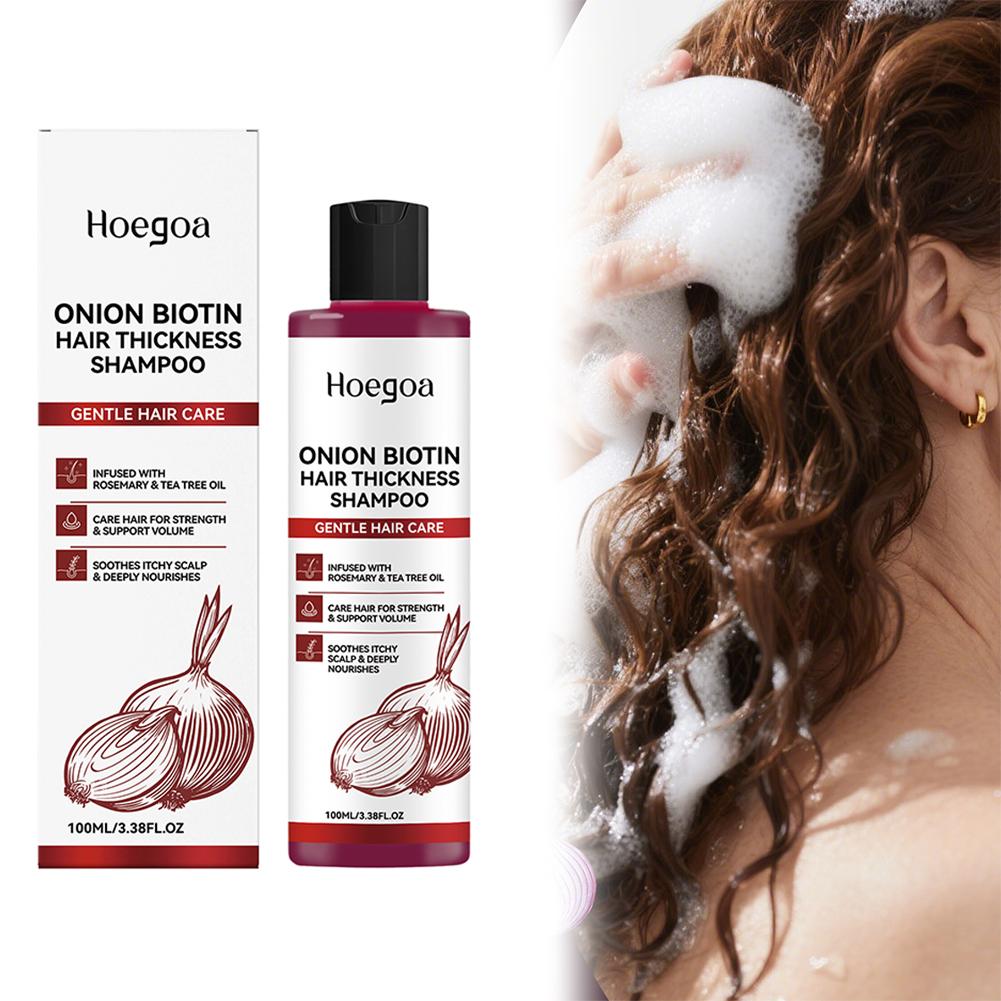 Biotin Shampoo Thickening - Natural Onion Extract Biotin Shampoo for