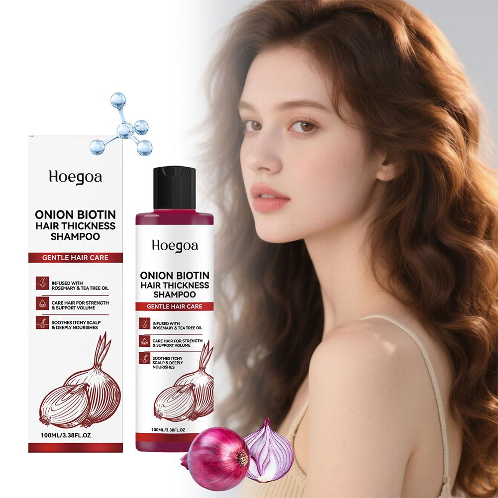 Biotin Shampoo Thickening - Onion Biotin Hair Shampoo Volumizing Thickening