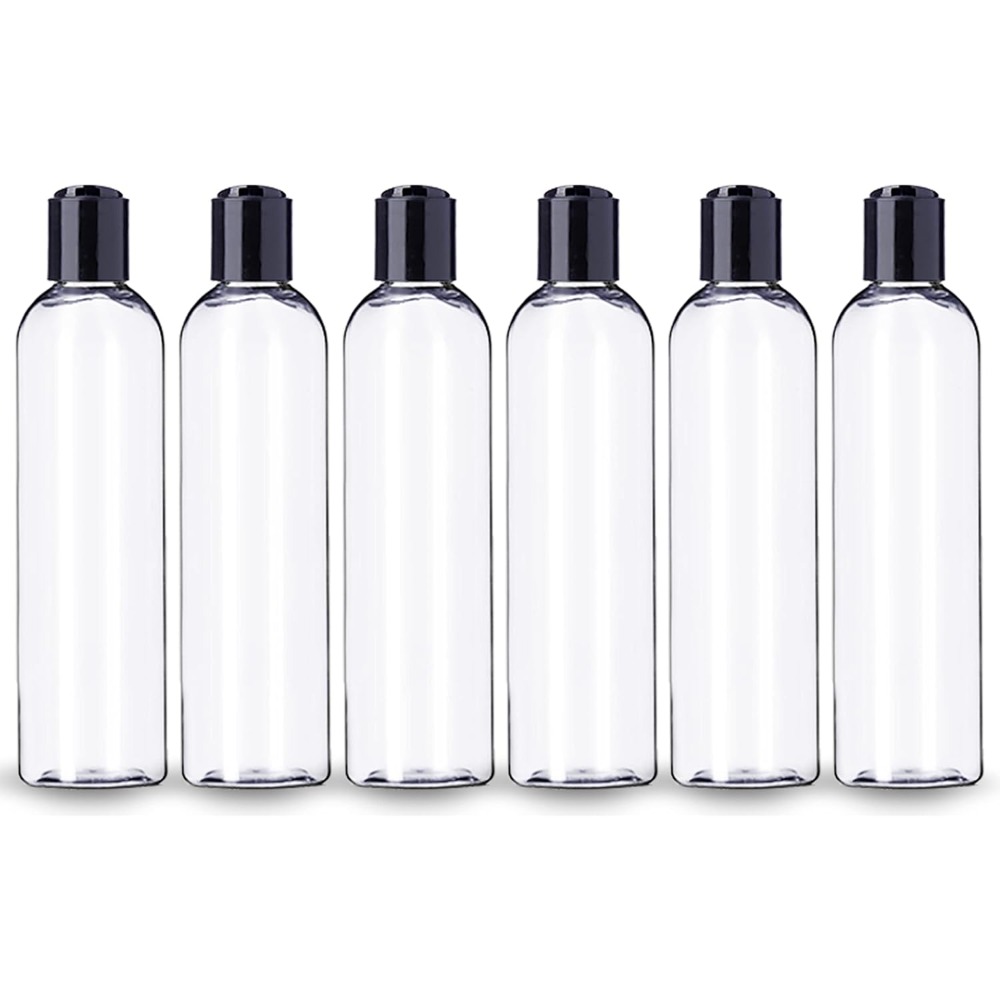 Hair Care Homemade - Refillable Clear Plastic Empty Bottles 8