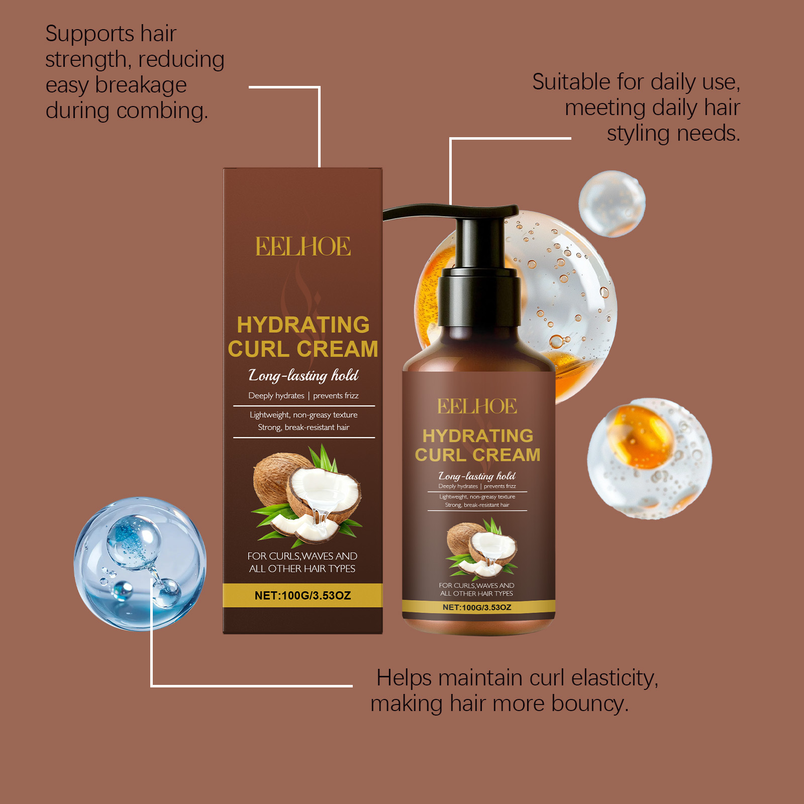 Curl Styling Cream for Wavy an - Hair Care Curly Hair 리뷰 및 가격