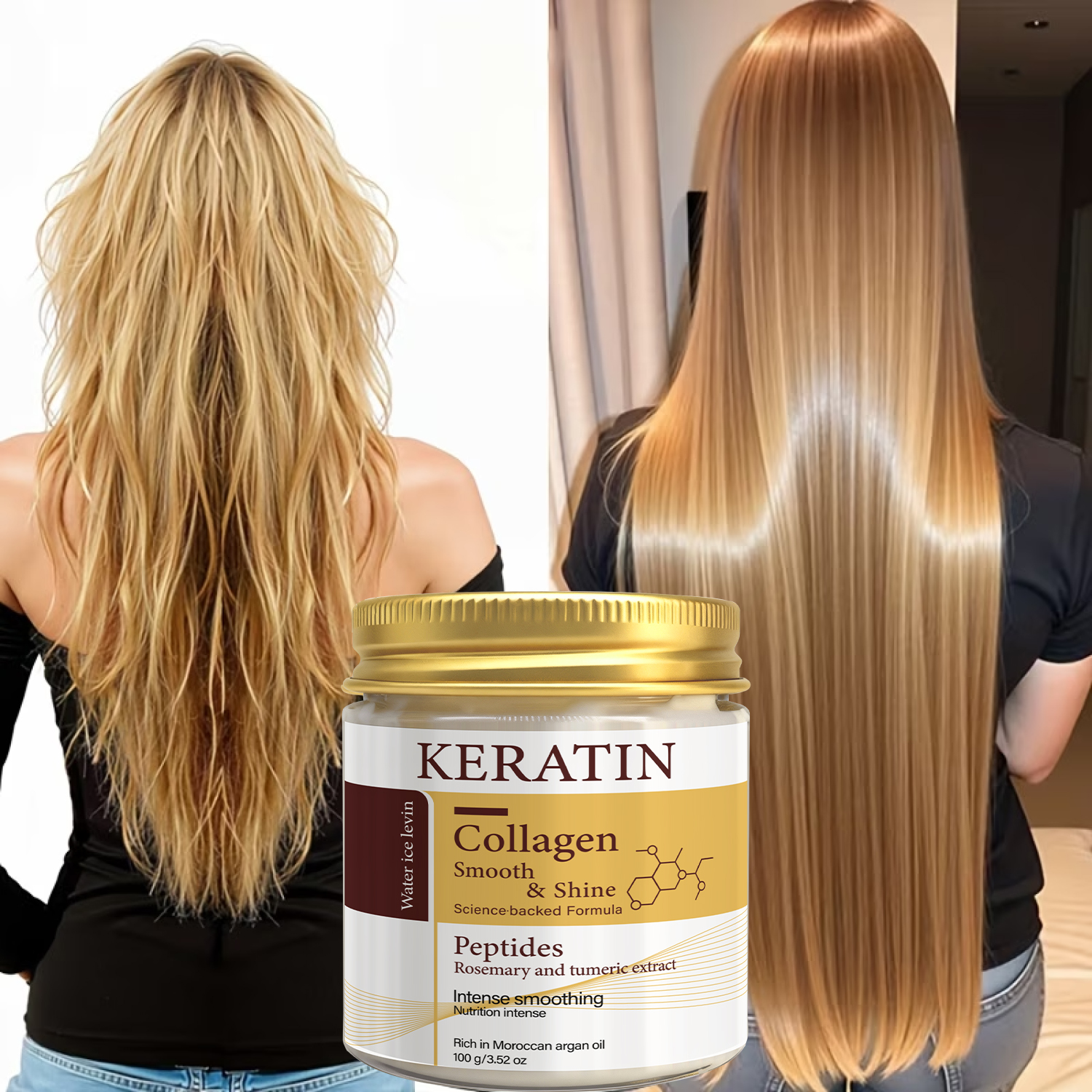 Keratin Collagen Hair Mask wit - Hair Care Dupes 리뷰 및 가격