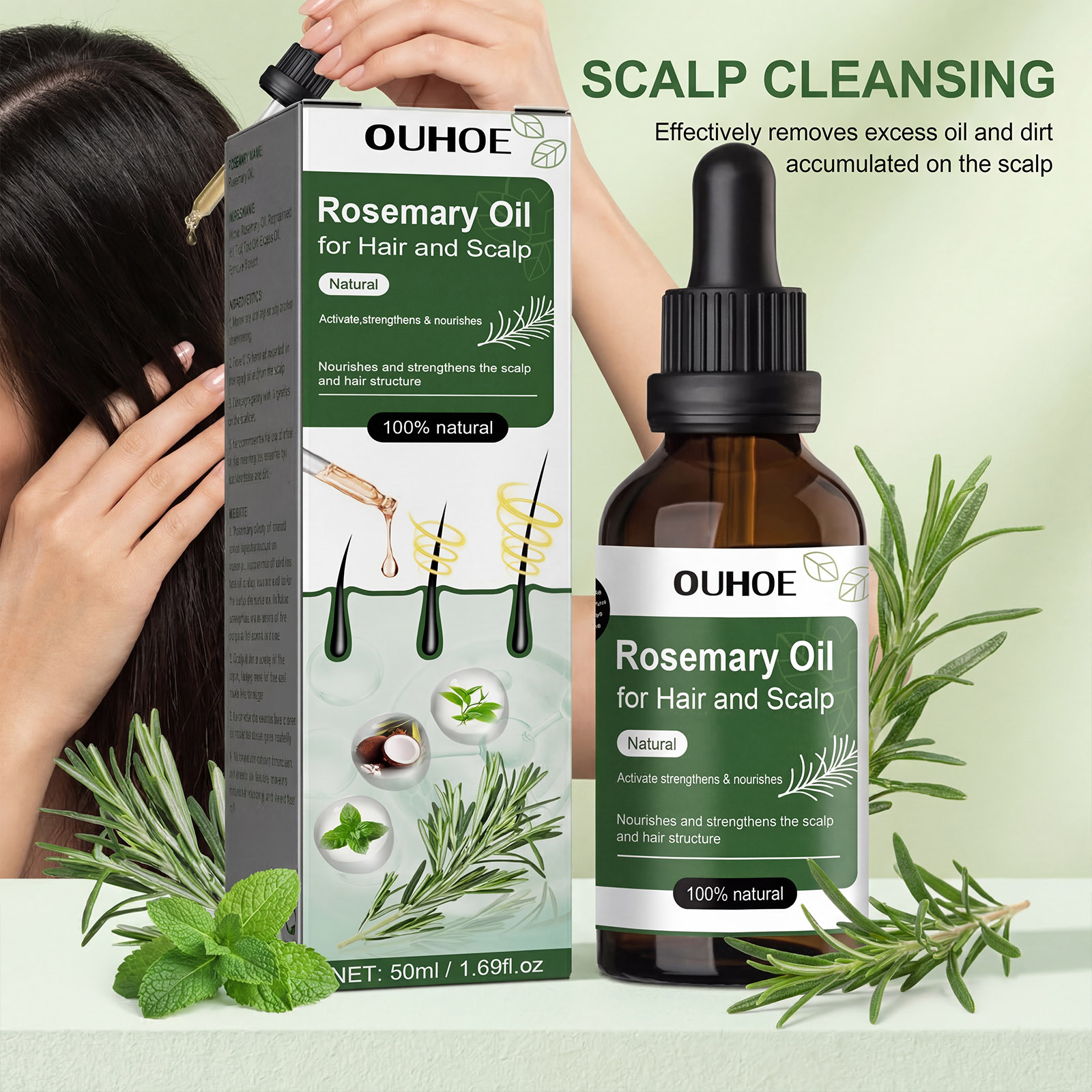 Rosemary Anti Hair Loss Oil No - Hair Care Essence 리뷰 및 가격