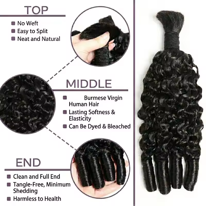 16A Human Braiding Hair for Bo - Hair Care Curly Hair 리뷰 및 가격