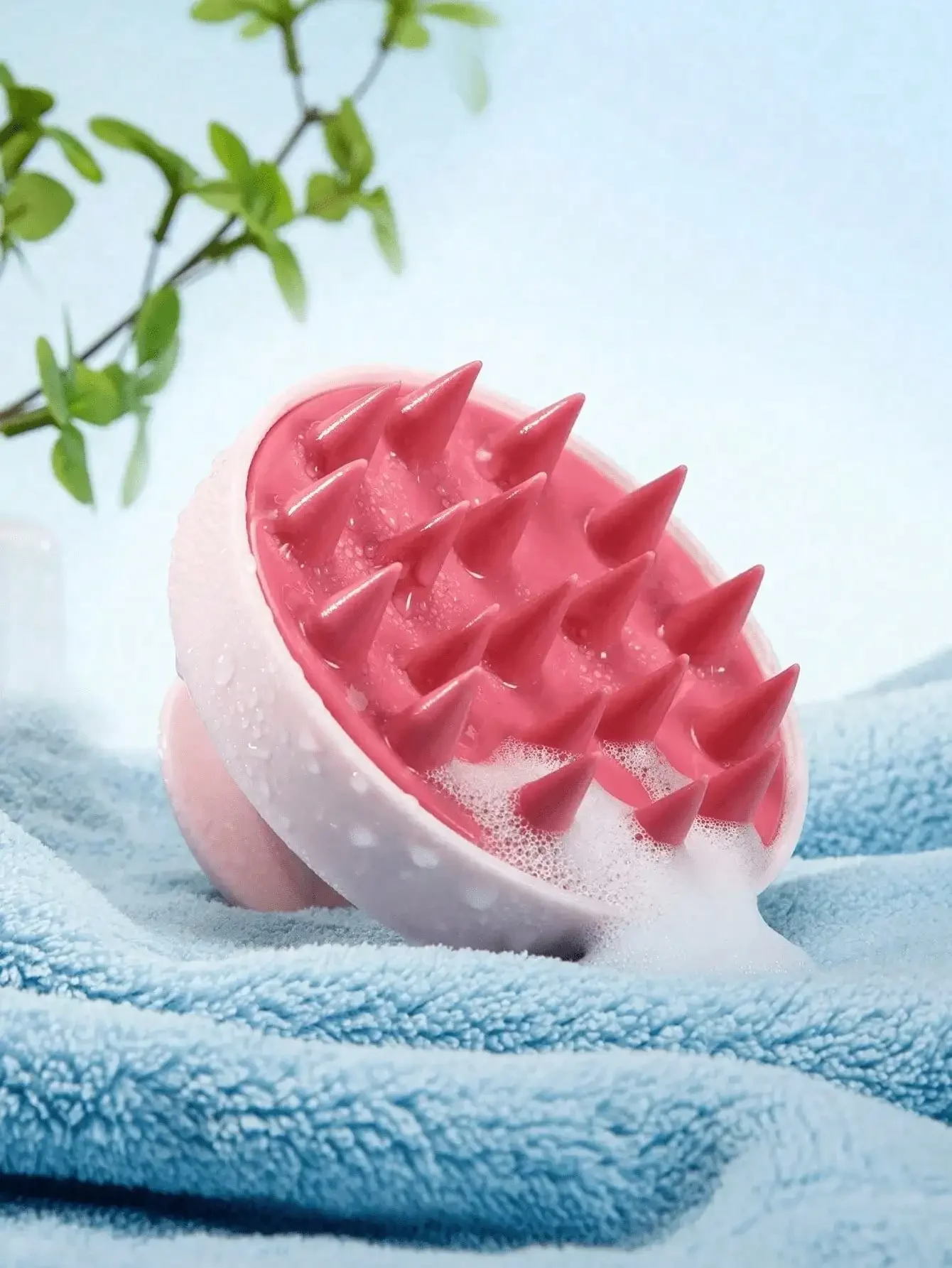 1pc Soft Silicone Scalp Massag - Hair Care Curly Hair 리뷰 및 가격