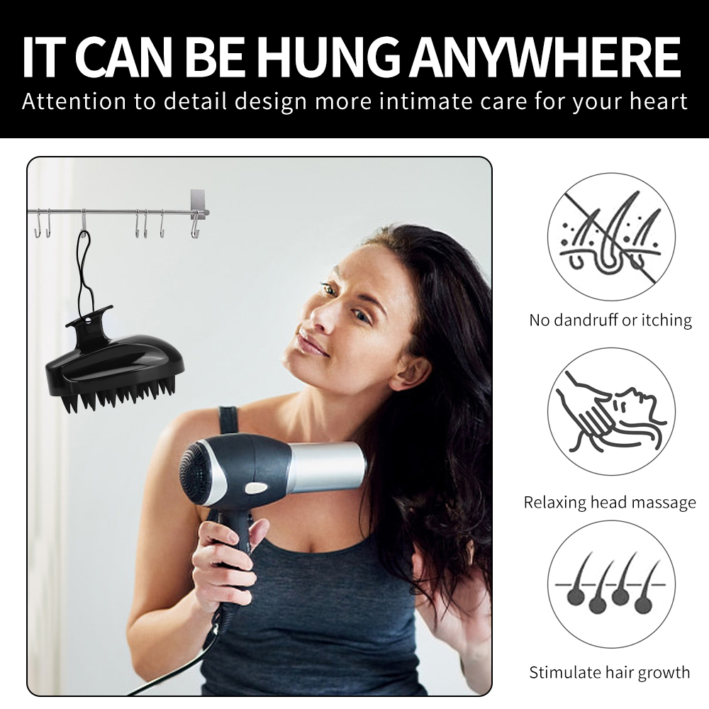 Scalp Massager Brush Non-Slip  - Hair Care Dandruff 리뷰 및 가격