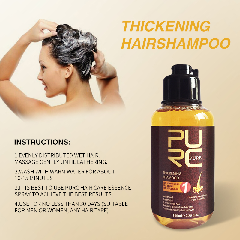 PURC Thickening Hair Growth Sh - Biotin Shampoo Thickening 리뷰 및 가격
