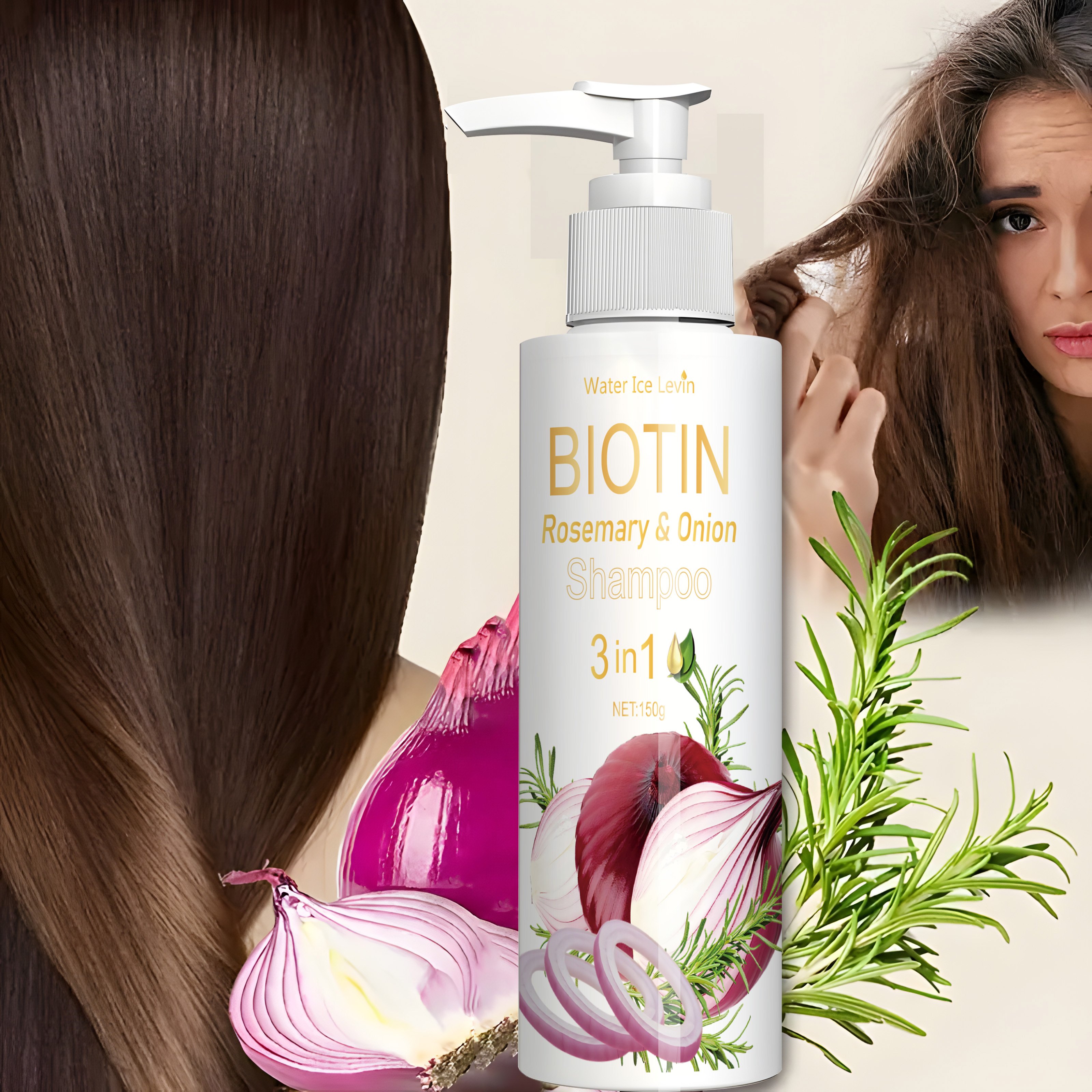 Biotin Rosemary & Onion 3 in 1 - Biotin Shampoo Thickening 리뷰 및 가격