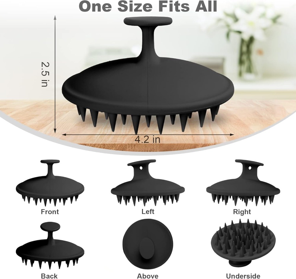 Silicone Scalp Massager Shampo - Hair Care Dandruff 리뷰 및 가격