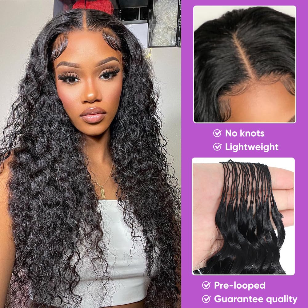 Deep Wave Feather Crochet Huma - Hair Care Curly Hair 리뷰 및 가격