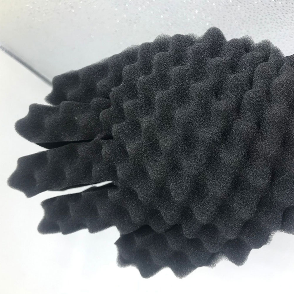 Black Curly Hair Sponge Gloves - Hair Care Curly Hair 리뷰 및 가격
