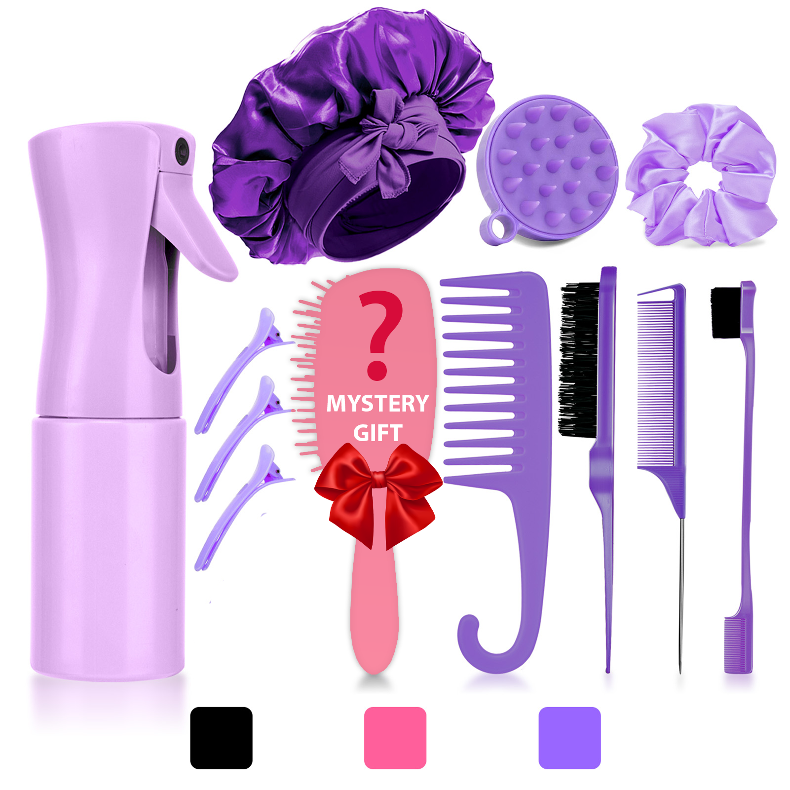 Natural Hair Care Set with Sat - Hair Care Curly Hair 리뷰 및 가격