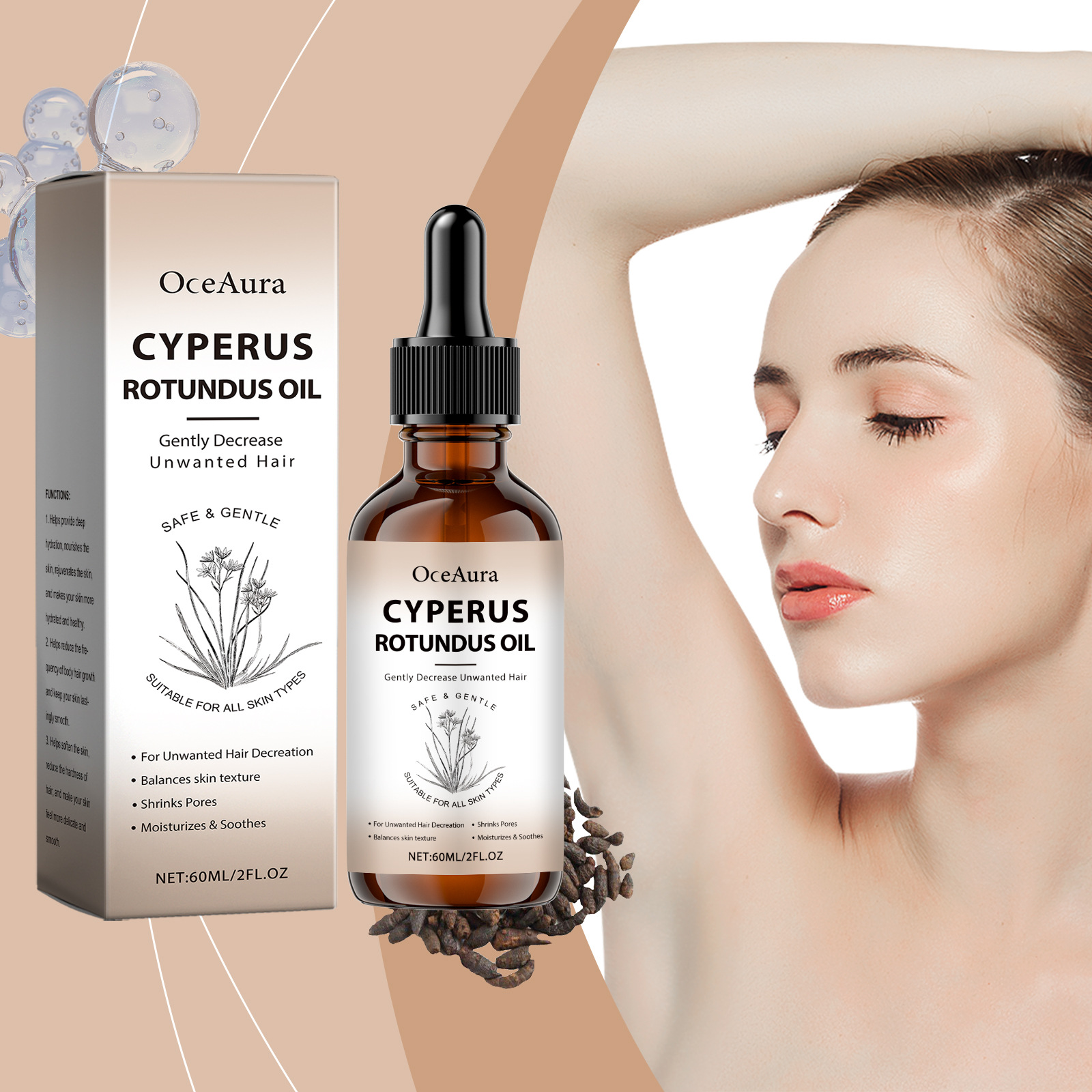Cyperus Rotundus Oil for Hair  - Hair Care Oil Serum 리뷰 및 가격