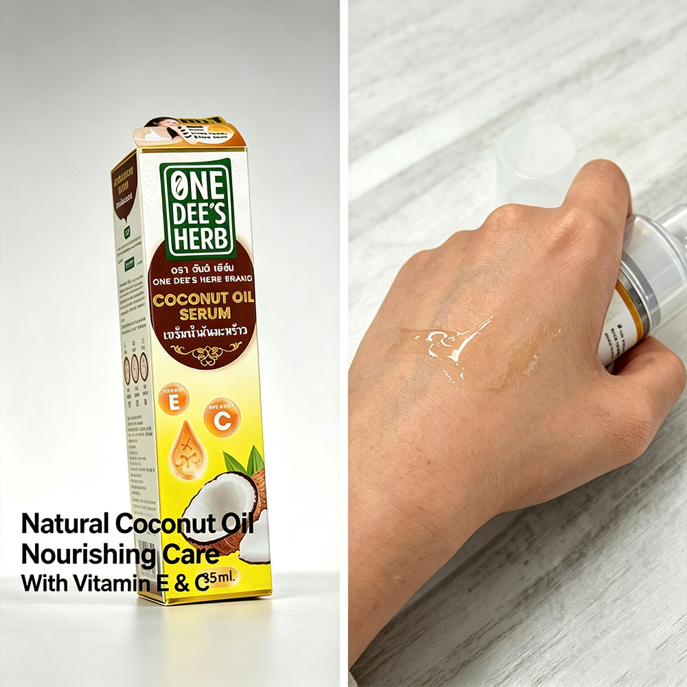 Thailand One Dee's Herb Coconu - Hair Care Oil Serum 리뷰 및 가격