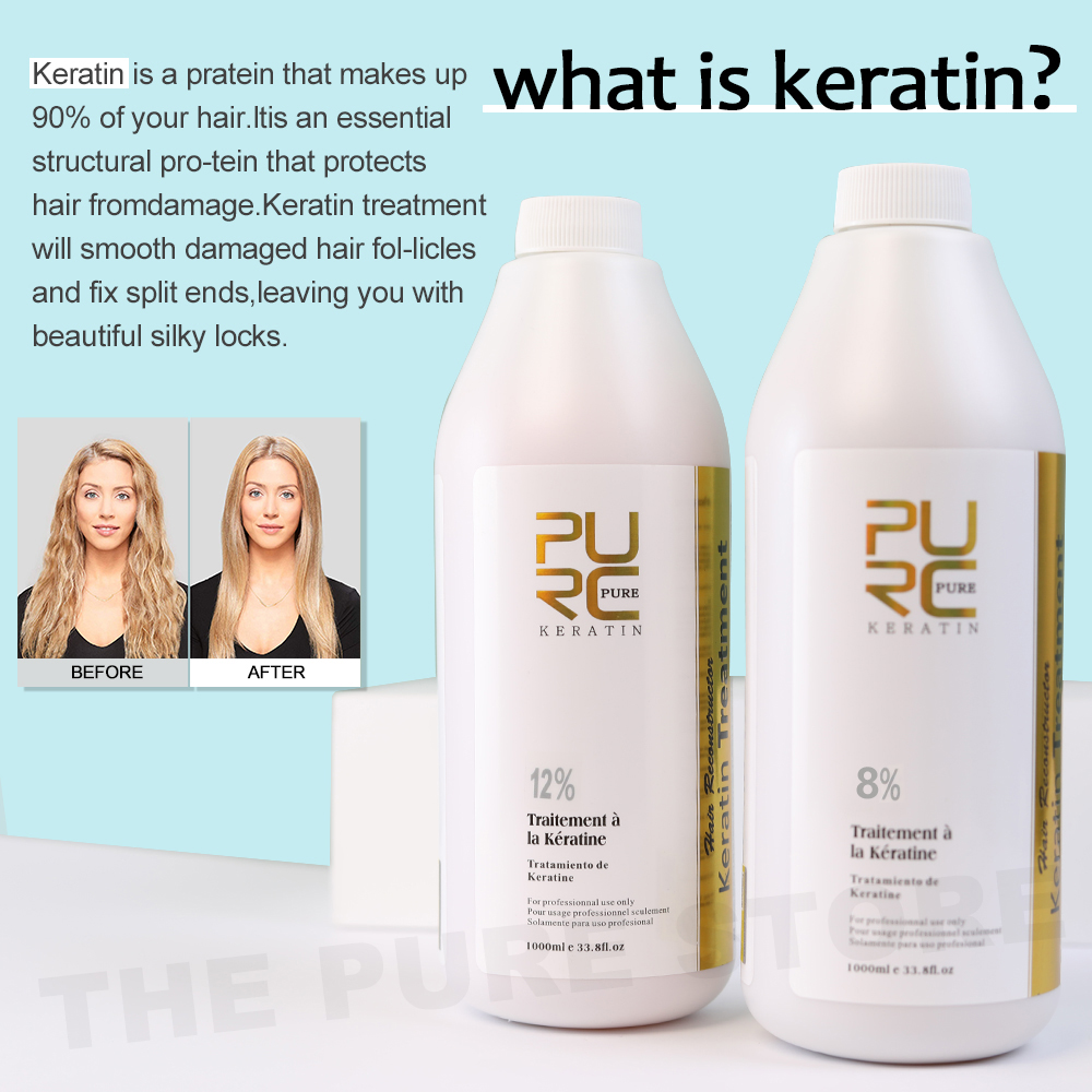 PURC 12% Keratin Smoothing Hai - Hair Care Curly Hair 리뷰 및 가격