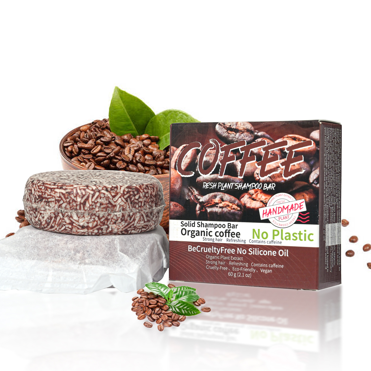 J+60g Coffee Solid Shampoo Moi - Hair Care Dandruff 리뷰 및 가격