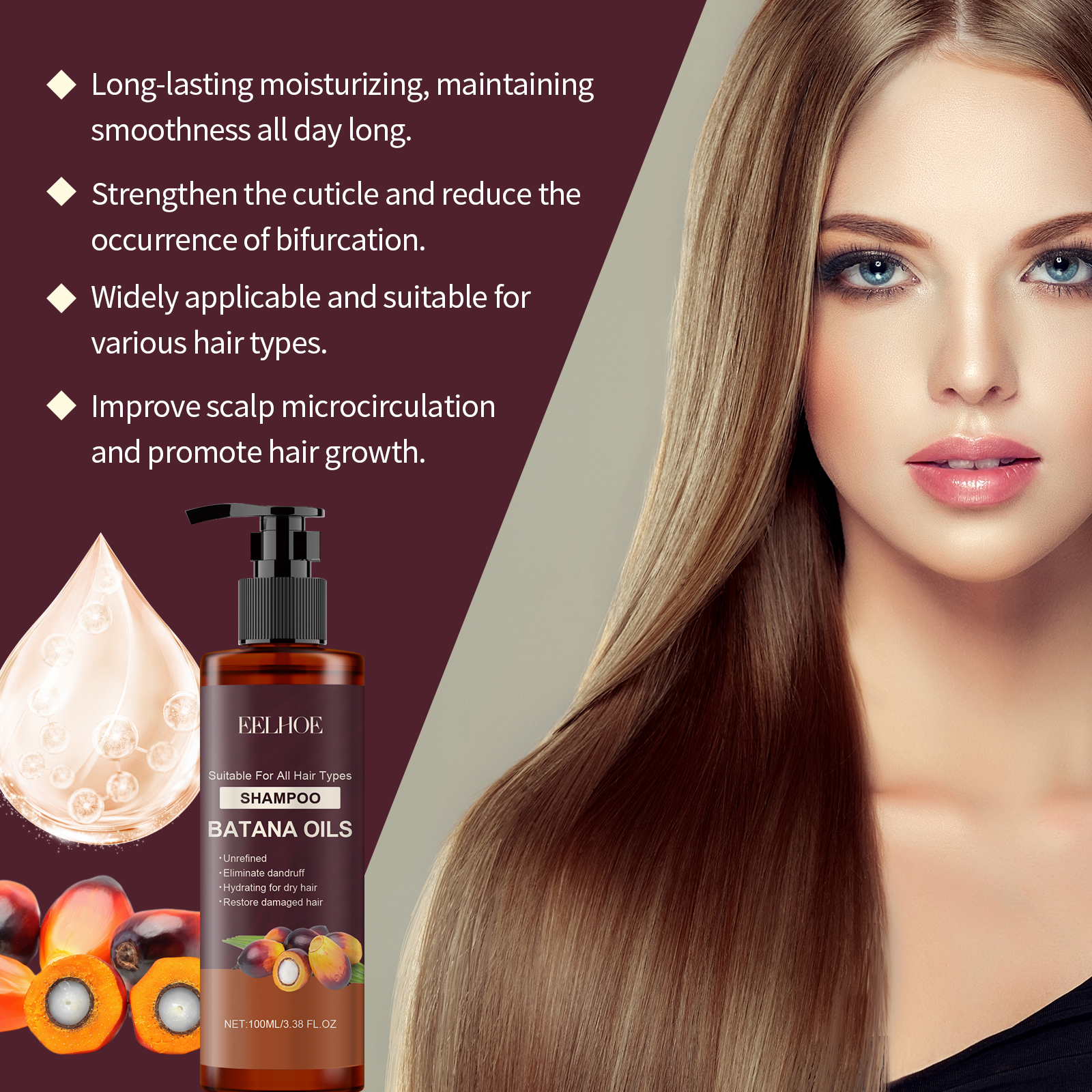 Organic Batana Hair Shampoo Ge - Hair Care Dandruff 리뷰 및 가격