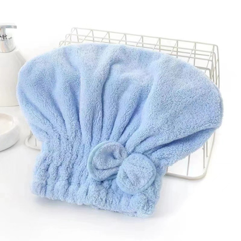 1Pc Microfiber Hair Turban wit - Hair Care Curly Hair 리뷰 및 가격