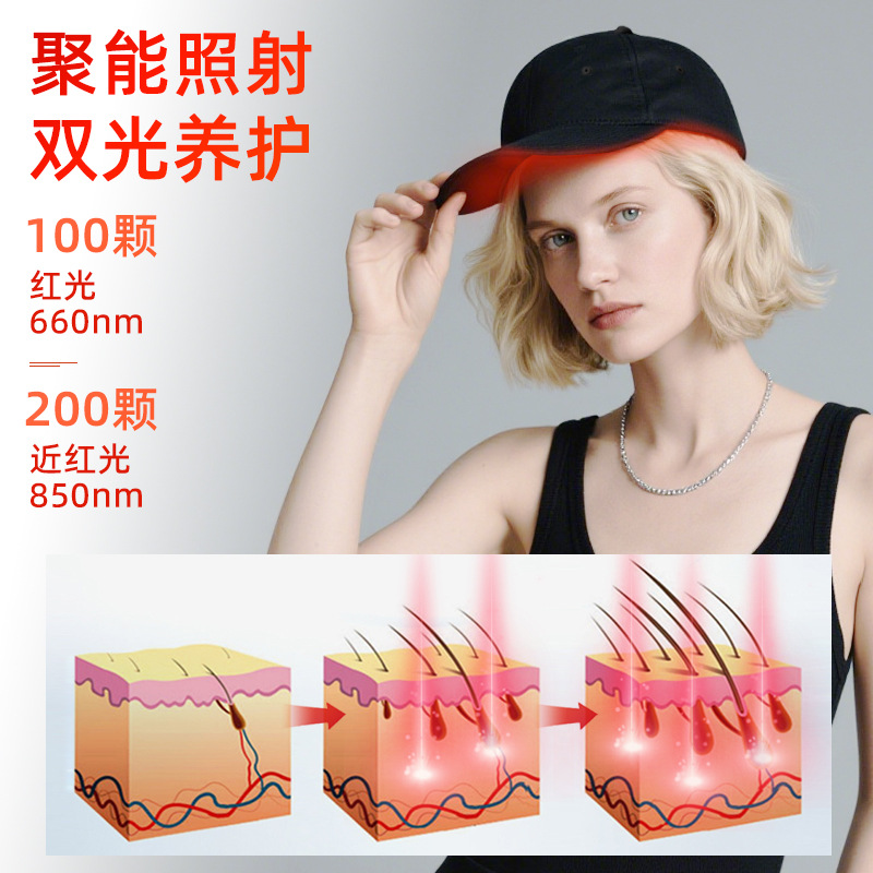 LED Red Light Hair Care Cap -  - Hair Care Essence 리뷰 및 가격