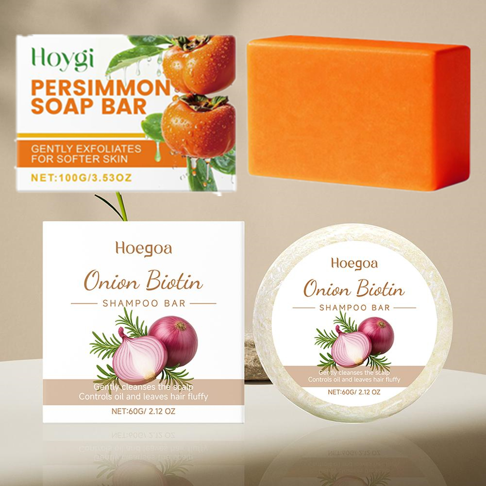 Onion,persimmon Shampoo Bar Na - Hair Care Dandruff 리뷰 및 가격
