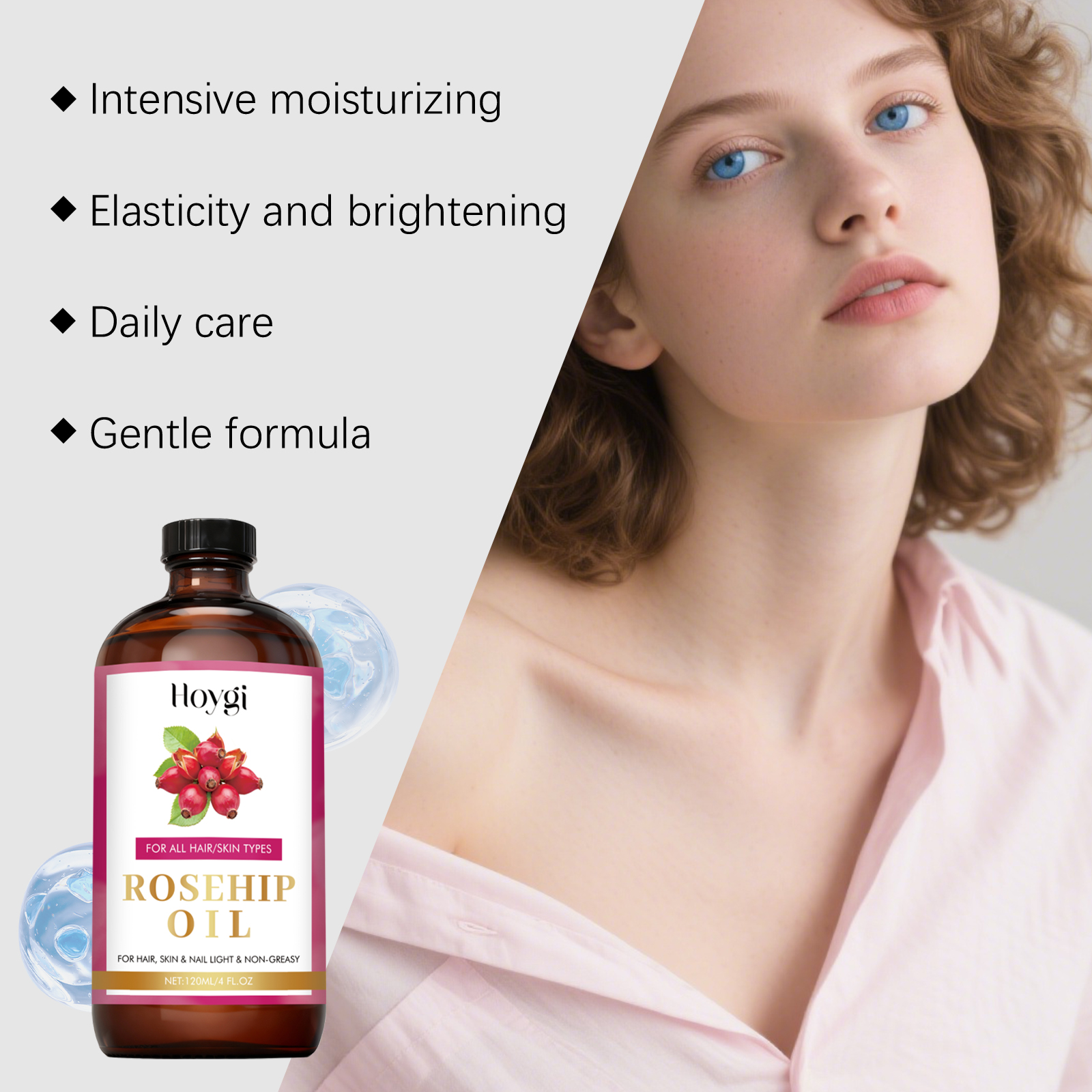 Natural Rosehip Seed Essential - Hair Care Oil Serum 리뷰 및 가격
