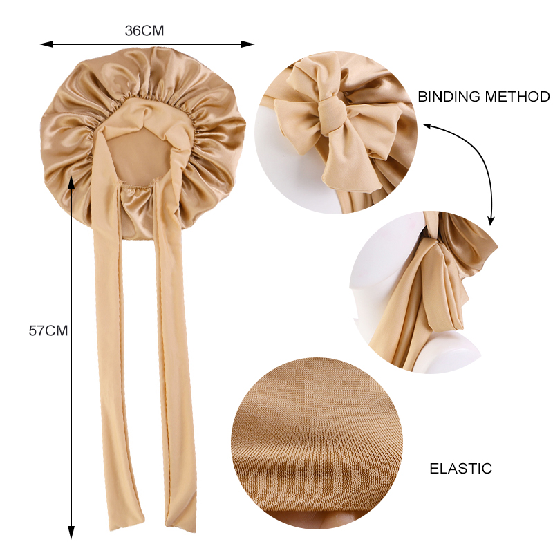 New Women Satin Bonnet Silky S - Hair Care Curly Hair 리뷰 및 가격