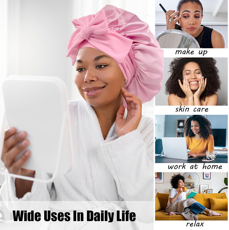 New Women Satin Bonnet Silky S - Hair Care Curly Hair 리뷰 및 가격