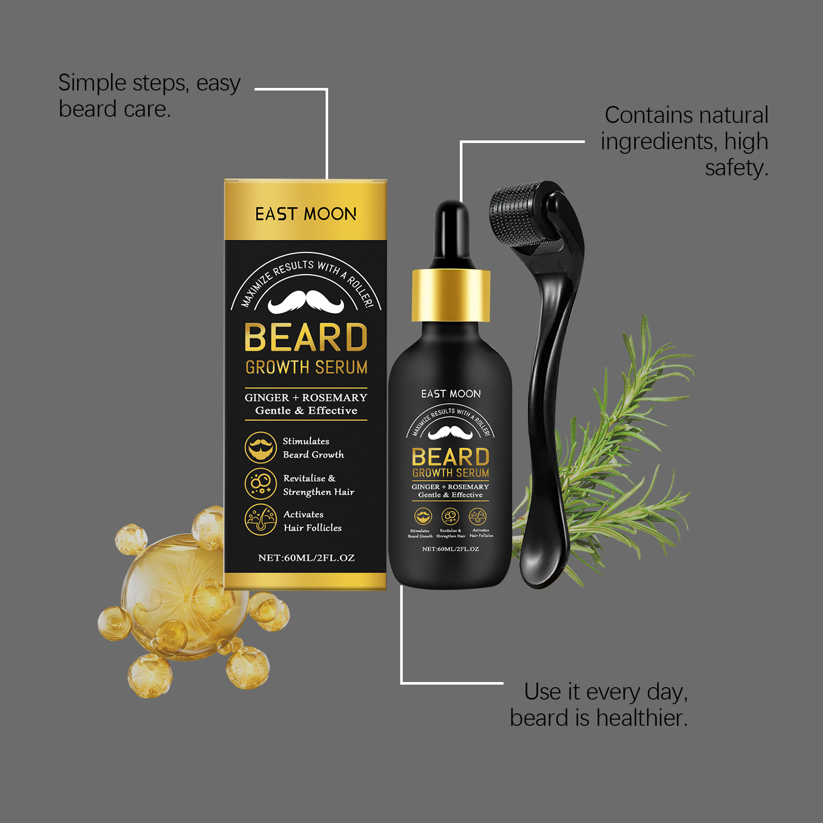 Beard Care Essential Oil Deep  - Hair Care Essence 리뷰 및 가격